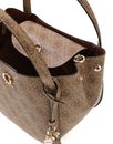 GUESS Coleen Logo Satchel S Latte Logo