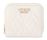 GUESS Maxine SLG Zip Around Wallet S Cream White GUESS Maxine SLG Zip Around Wallet S Cream White