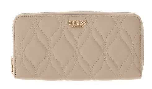 GUESS Maxine SLG Zip Around Wallet L Light Taupe GUESS Maxine SLG Zip Around Wallet L Light Taupe