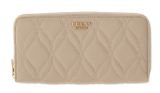 GUESS Maxine SLG Zip Around Wallet L Light Taupe