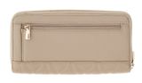 GUESS Maxine SLG Zip Around Wallet L Light Taupe