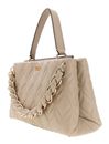 GUESS Maxine 2 Comp. Satchel Light Taupe