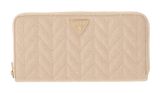 GUESS Stacey SLG Zip Around Wallet L Light Beige