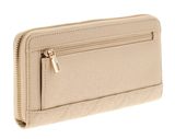 GUESS Stacey SLG Zip Around Wallet L Light Beige
