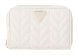 GUESS Stacey SLG Zip Around Wallet M Cream White