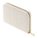 GUESS Stacey SLG Zip Around Wallet M Cream White
