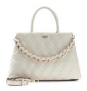 GUESS Maxine Girlfriend Satchel Cream White