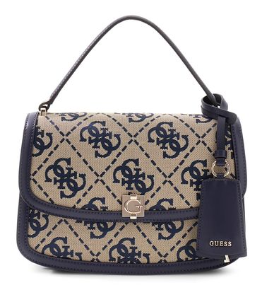 GUESS Audrey Logo Convertible Xbody Flap Navy Logo
