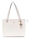 GUESS Stacey Noel Tote Cream White
