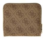 GUESS Coleen Logo Zip Around Wallet S Latte Logo