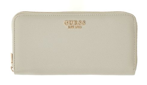 GUESS Amorette SLG Zip Around Wallet L Cream White