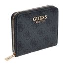 GUESS Coleen Logo Zip Around Wallet S Coal Logo GUESS Coleen Logo Zip Around Wallet S Coal Logo