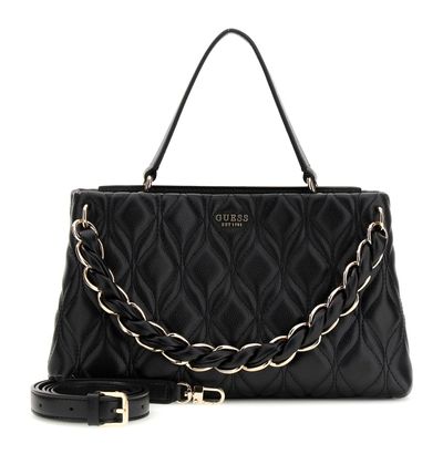 GUESS Maxine 2 Comp. Satchel Black