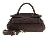 GUESS Diana Mini Top Handle Flap Chocolate Logo