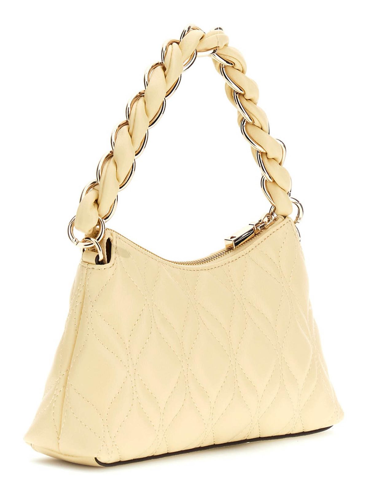 GUESS Maxine Mini Shoulder Bag Pale Yellow GUESS Maxine Mini Shoulder Bag Pale Yellow