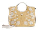 GUESS Kirsten Mini Satchel Cream White