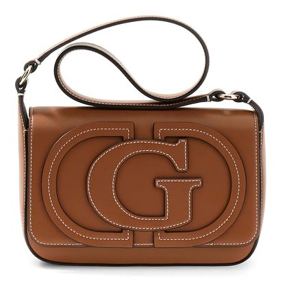 GUESS Ruby Flap Shoulder Bag Caramel