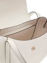 GUESS Coleen Flap Shoulder Bag Cream White GUESS Coleen Flap Shoulder Bag Cream White