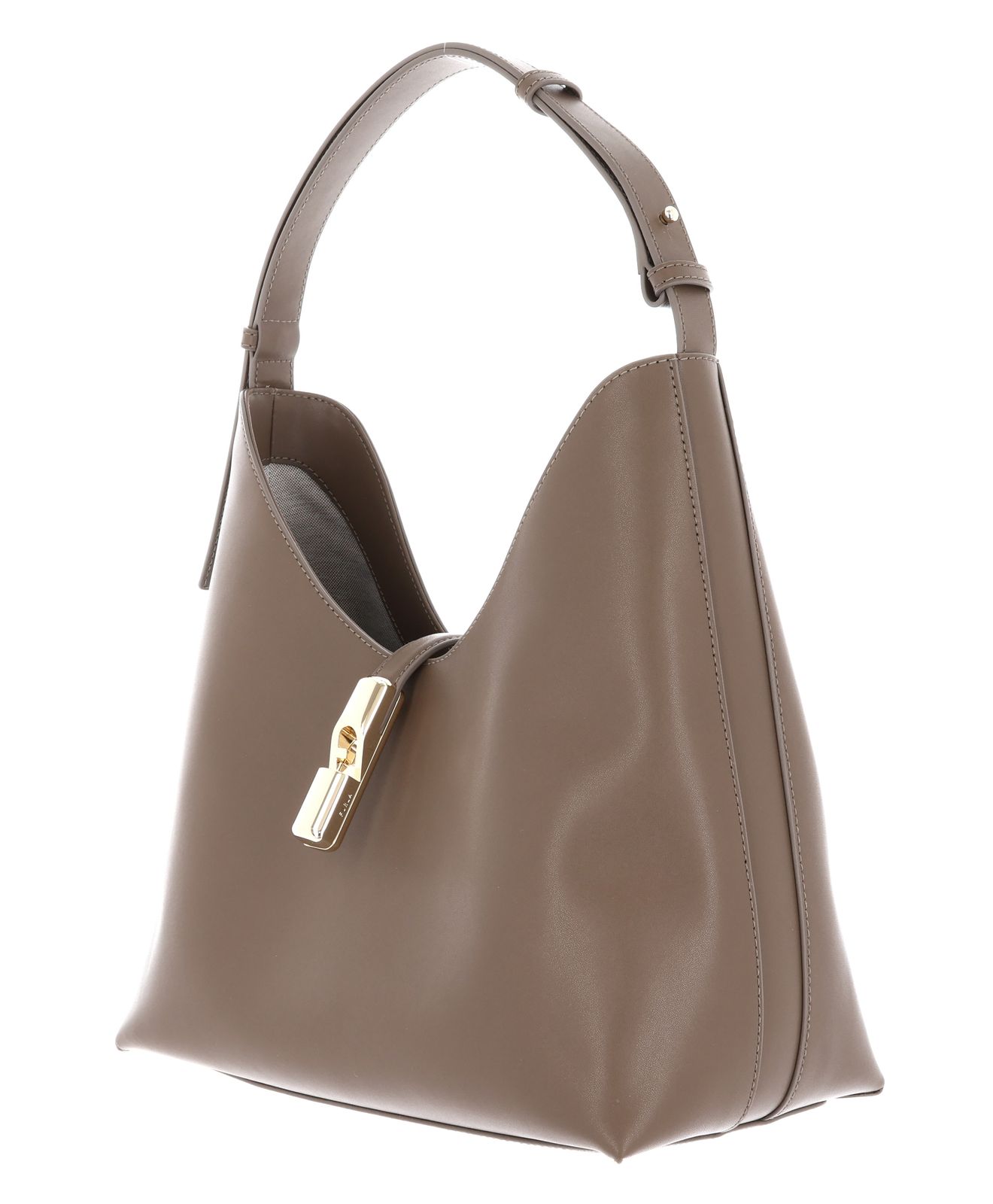 FURLA Goccia Hobo Bag M Muddy Gray FURLA Goccia Hobo Bag M Muddy Gray