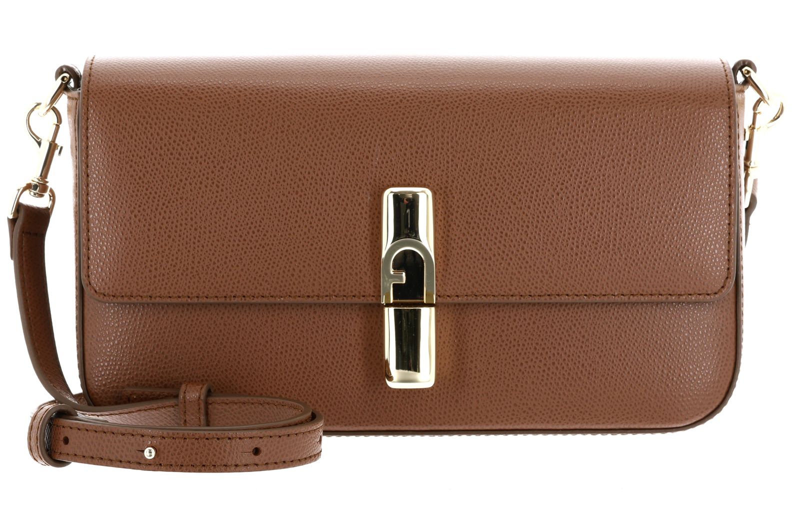 FURLA Iride Crossbody Bag S Cognac H