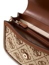 GUESS Audrey Logo Convertible Xbody Flap Latte Logo