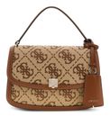 GUESS Audrey Logo Convertible Xbody Flap Latte Logo