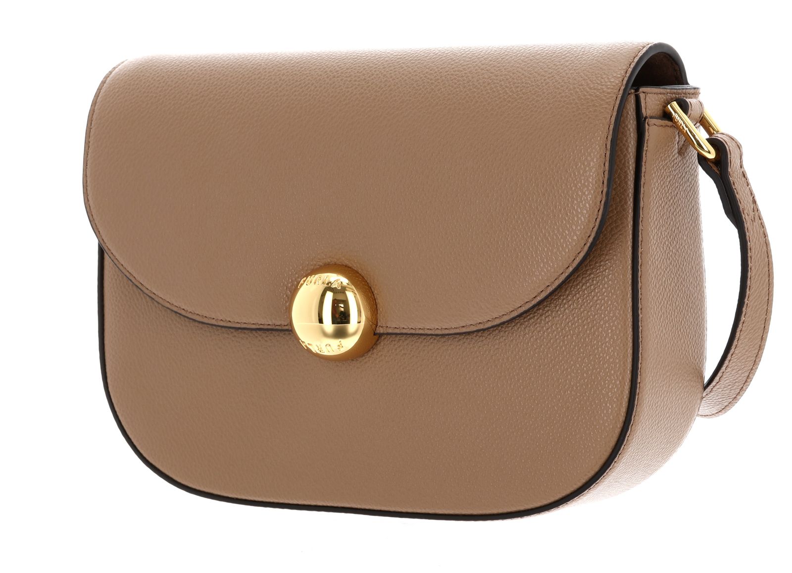 FURLA Vitello Night Moonlight Crossbody Bag S Toffee FURLA Vitello Night Moonlight Crossbody Bag S Toffee