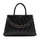 GUESS Maxine Girlfriend Satchel Black GUESS Maxine Girlfriend Satchel Black