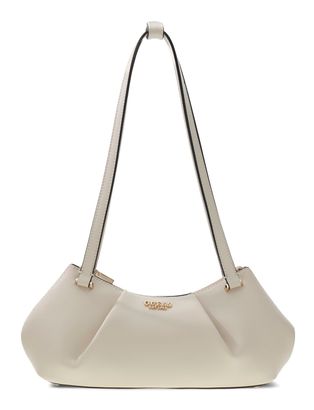 GUESS Amorette Shoulder Satchel Cream White