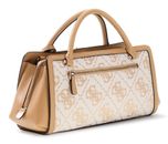 GUESS Audrey Logo Girlfriend Satchel S Beige Logo GUESS Audrey Logo Girlfriend Satchel S Beige Logo
