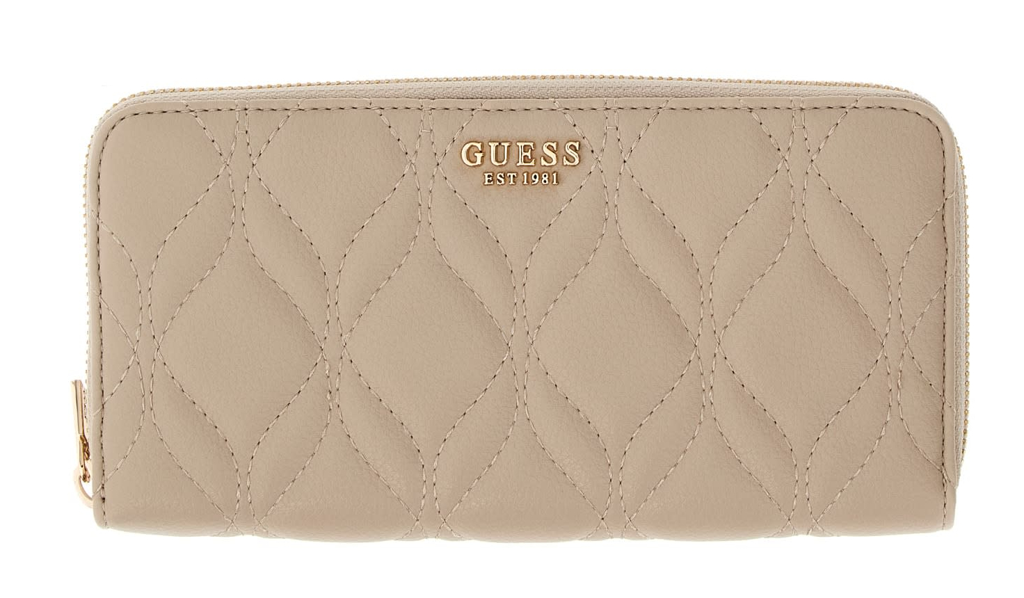 GUESS Maxine SLG Zip Around Wallet L Light Taupe