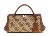 GUESS Audrey Logo Girlfriend Satchel S Latte Logo GUESS Audrey Logo Girlfriend Satchel S Latte Logo