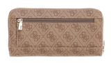 GUESS Coleen Logo Zip Around Wallet L Latte Logo