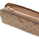 GUESS Coleen Logo Zip Around Wallet L Latte Logo