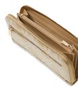 GUESS Audrey Logo SLG Zip Around Wallet L Beige Logo GUESS Audrey Logo SLG Zip Around Wallet L Beige Logo