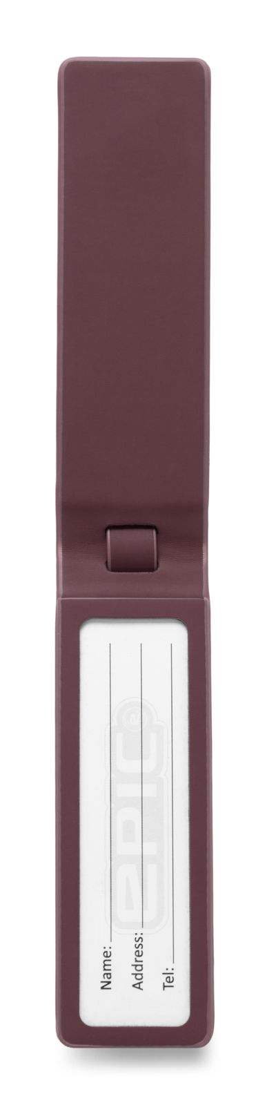 EPIC Travel Accessories 4.0 Slim Color I.D. Tag Soft Wine EPIC Travel Accessories 4.0 Slim Color I.D. Tag Soft Wine
