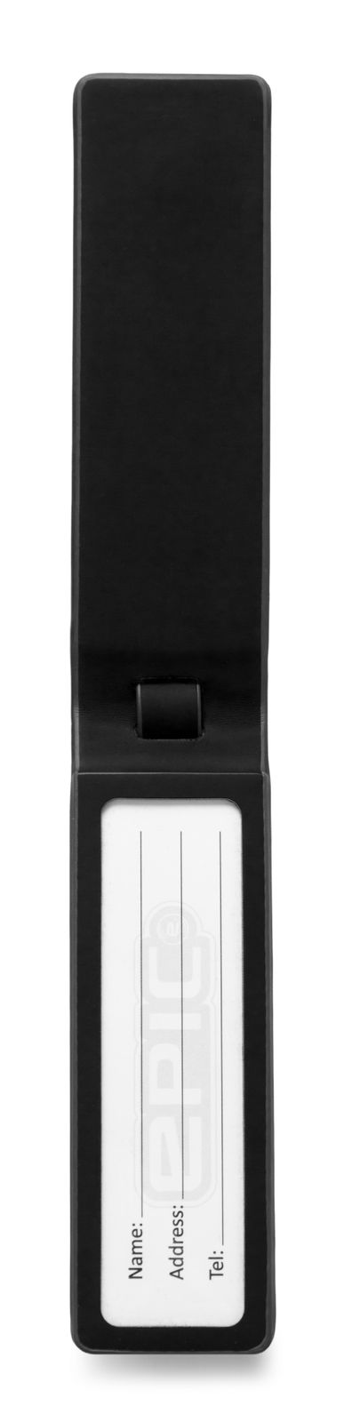 EPIC Travel Accessories 4.0 Slim Color I.D. Tag Black