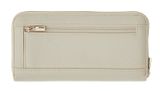 GUESS Amorette SLG Zip Around Wallet L Cream White GUESS Amorette SLG Zip Around Wallet L Cream White