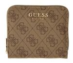GUESS Coleen Logo Zip Around Wallet S Latte Logo