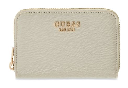 GUESS Amorette SLG Zip Around Wallet M Cream White