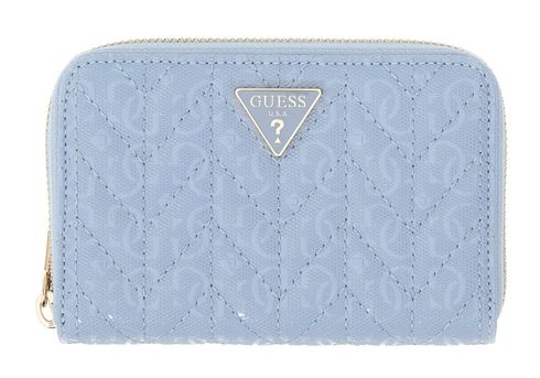 GUESS Stacey SLG Zip Around Wallet M Light Blue GUESS Stacey SLG Zip Around Wallet M Light Blue