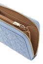GUESS Stacey SLG Zip Around Wallet M Light Blue