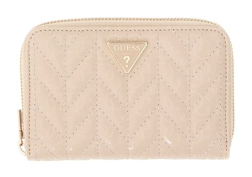 GUESS Stacey SLG Zip Around Wallet M Light Beige GUESS Stacey SLG Zip Around Wallet M Light Beige