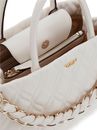 GUESS Maxine Girlfriend Satchel Cream White