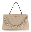 GUESS Maxine 2 Comp. Satchel Light Taupe