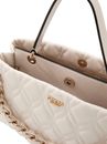 GUESS Maxine 2 Comp. Satchel Cream White
