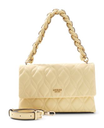 GUESS Maxine Flap Crossbody Pale Yellow