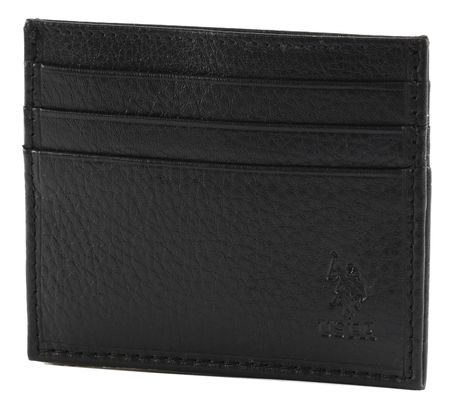 U.S. POLO ASSN. Brazil Credit Card Holder Black