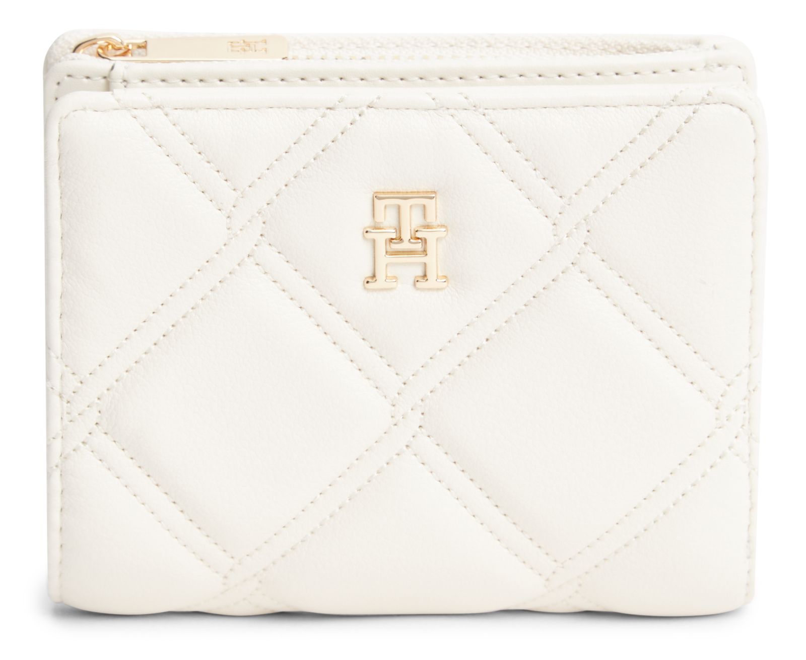 TOMMY HILFIGER Feminine Bifold Wallet Soft Cream