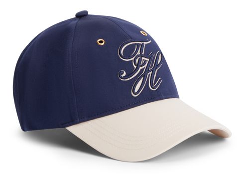 TOMMY HILFIGER Script Colorblock Cap Yale Navy